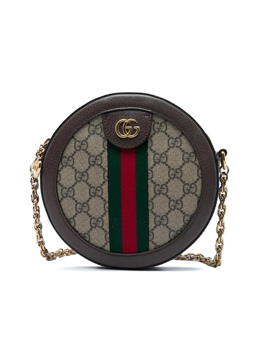 Gucci Mini Gg Supreme Web Ophidia Round #342717G92B